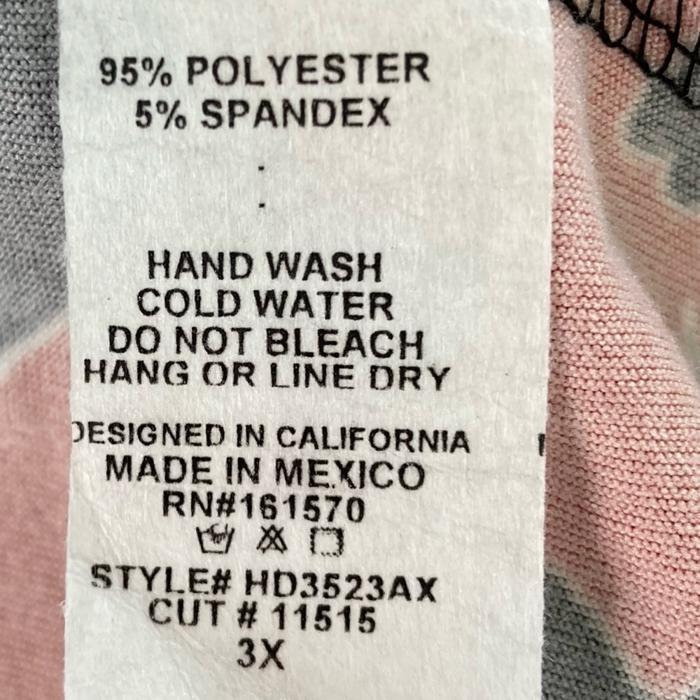 Haptics It's A Match Black &  Red Floral Long Sleeve Maxi Dress (Size 3X) - Picture 9 of 11